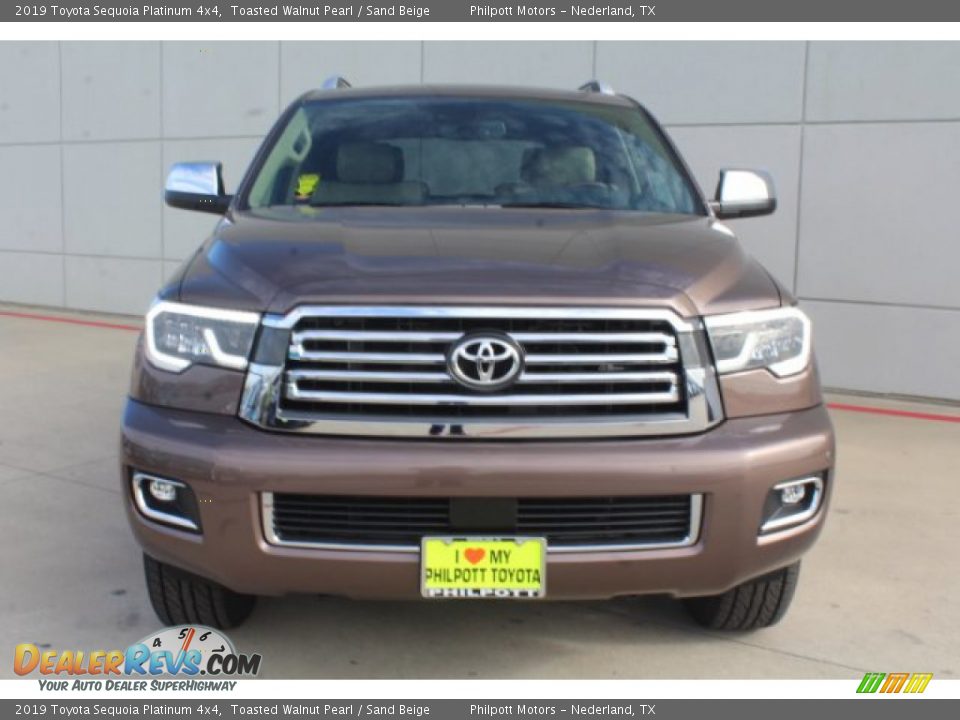 2019 Toyota Sequoia Platinum 4x4 Toasted Walnut Pearl / Sand Beige Photo #3