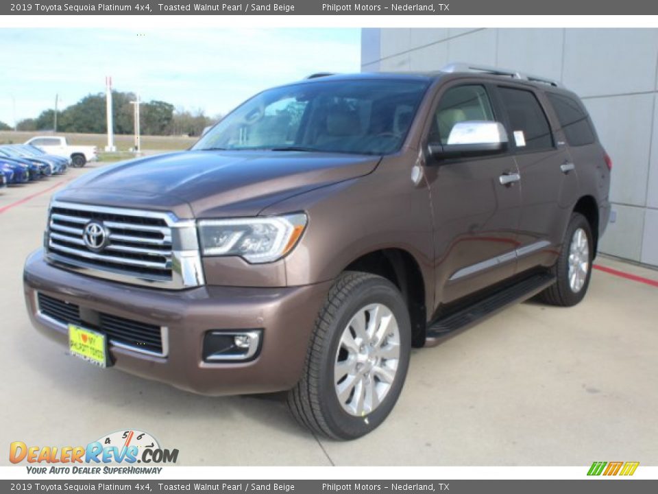 2019 Toyota Sequoia Platinum 4x4 Toasted Walnut Pearl / Sand Beige Photo #4