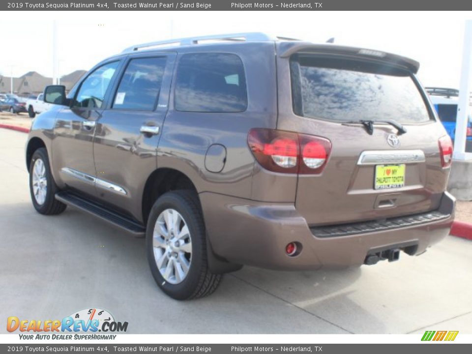 2019 Toyota Sequoia Platinum 4x4 Toasted Walnut Pearl / Sand Beige Photo #6