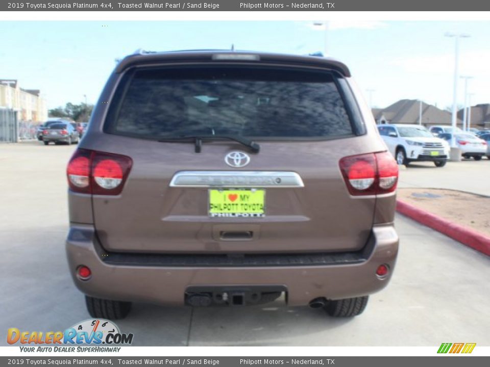 2019 Toyota Sequoia Platinum 4x4 Toasted Walnut Pearl / Sand Beige Photo #7