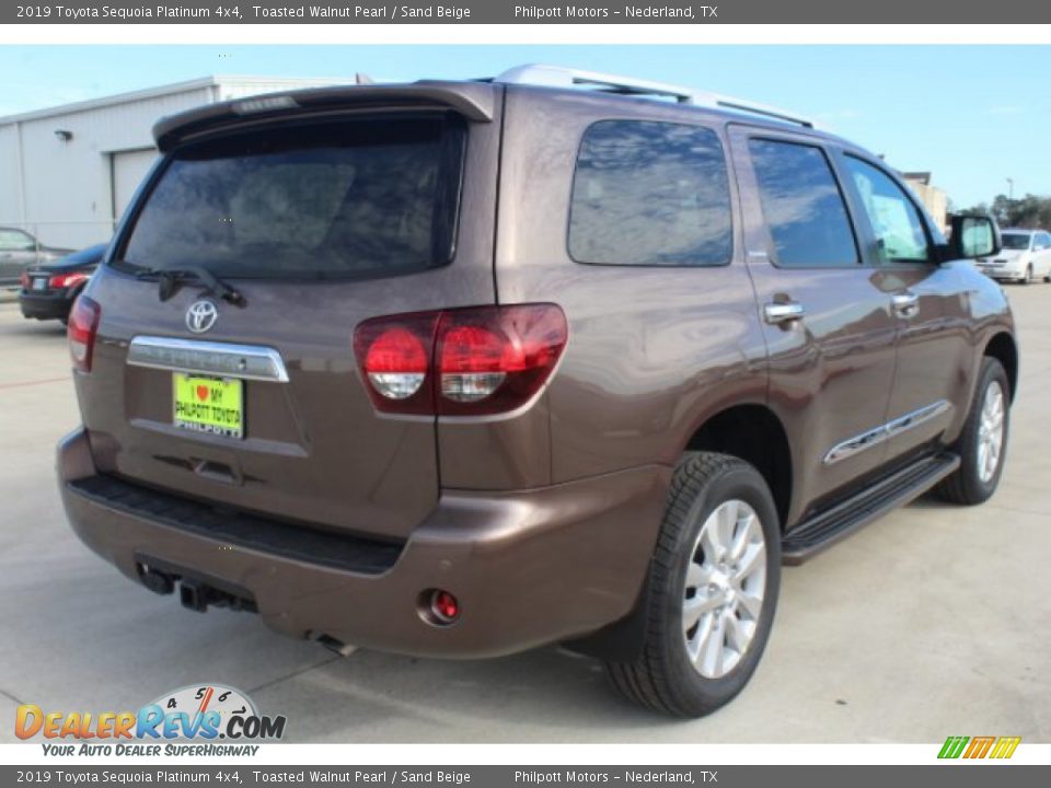 2019 Toyota Sequoia Platinum 4x4 Toasted Walnut Pearl / Sand Beige Photo #8