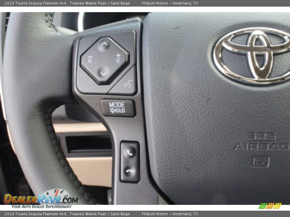 2019 Toyota Sequoia Platinum 4x4 Toasted Walnut Pearl / Sand Beige Photo #15