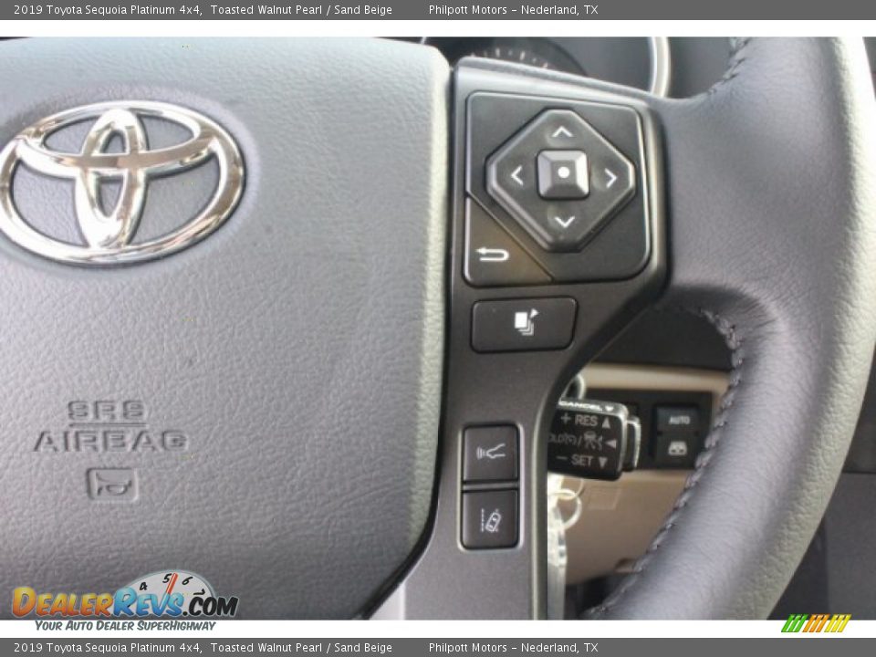 2019 Toyota Sequoia Platinum 4x4 Toasted Walnut Pearl / Sand Beige Photo #16