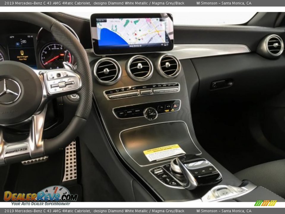 Dashboard of 2019 Mercedes-Benz C 43 AMG 4Matic Cabriolet Photo #6