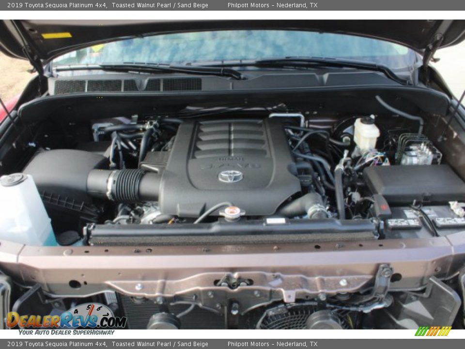 2019 Toyota Sequoia Platinum 4x4 Toasted Walnut Pearl / Sand Beige Photo #24