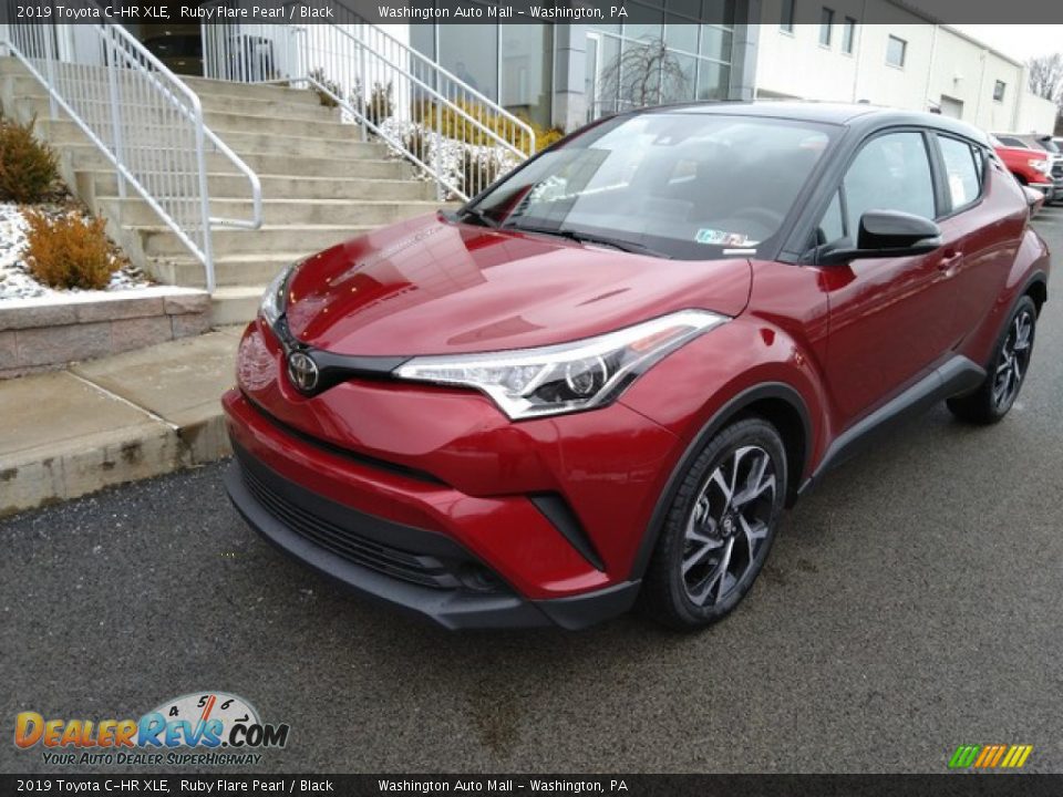 2019 Toyota C-HR XLE Ruby Flare Pearl / Black Photo #1