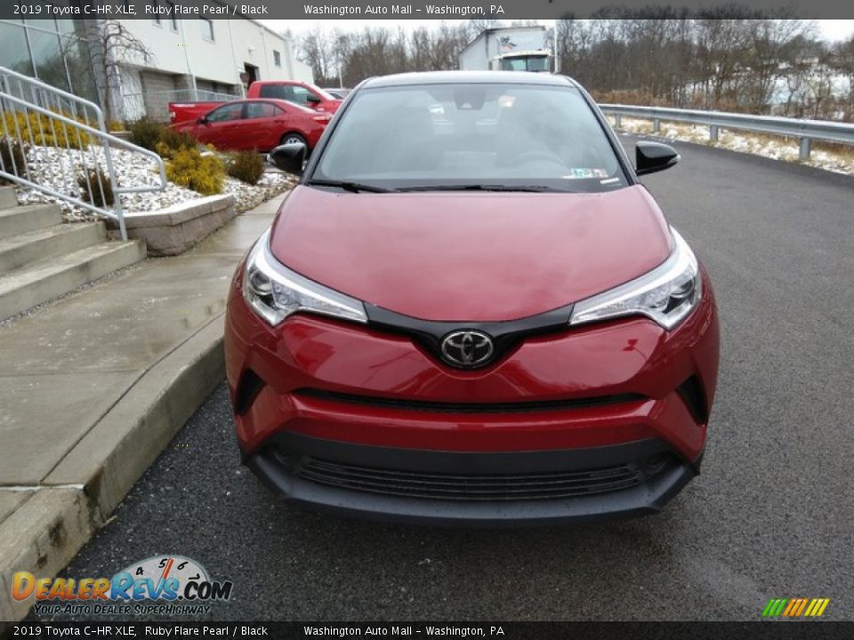 2019 Toyota C-HR XLE Ruby Flare Pearl / Black Photo #6