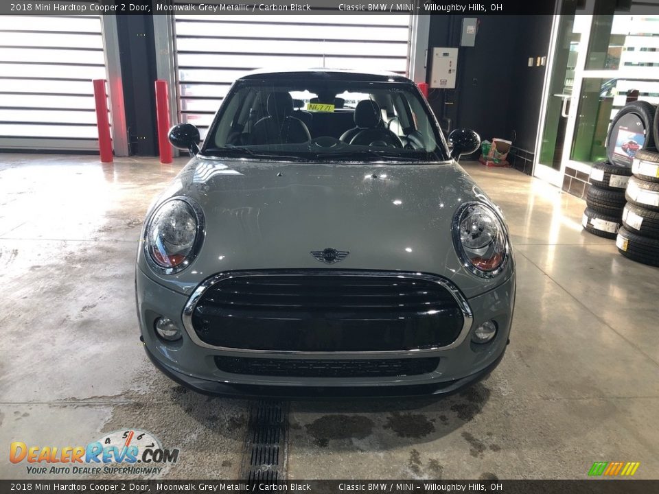 2018 Mini Hardtop Cooper 2 Door Moonwalk Grey Metallic / Carbon Black Photo #5
