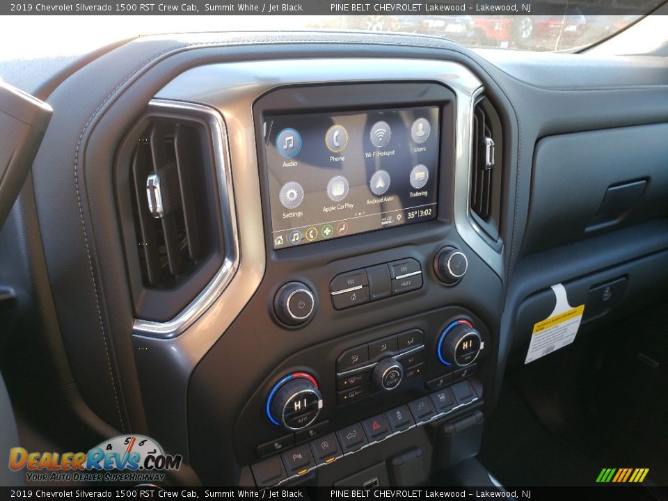 2019 Chevrolet Silverado 1500 RST Crew Cab Summit White / Jet Black Photo #10