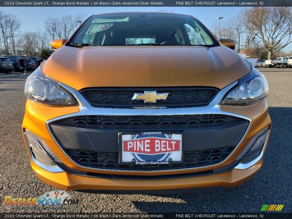 2019 Chevrolet Spark LT Orange Burst Metallic / Jet Black/­Dark Anderson Silver Metallic Photo #2