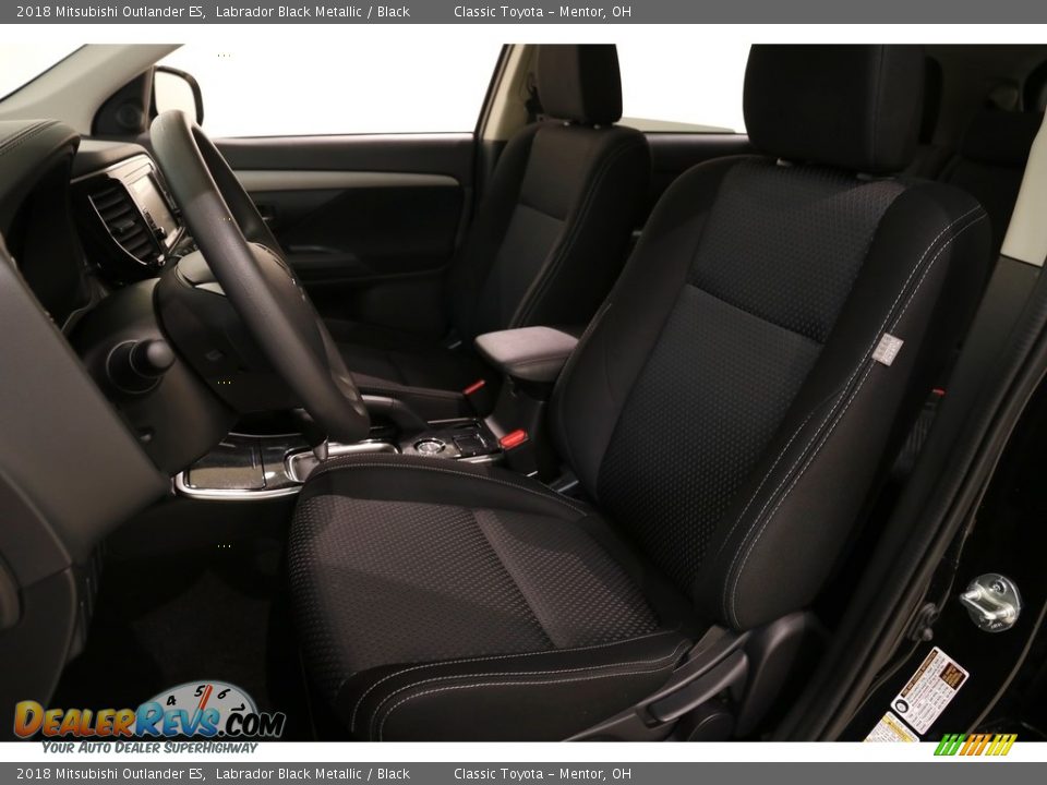 2018 Mitsubishi Outlander ES Labrador Black Metallic / Black Photo #5