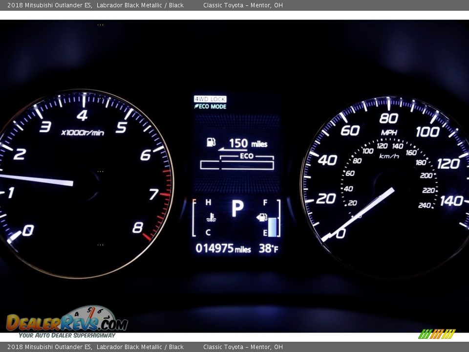 2018 Mitsubishi Outlander ES Gauges Photo #7