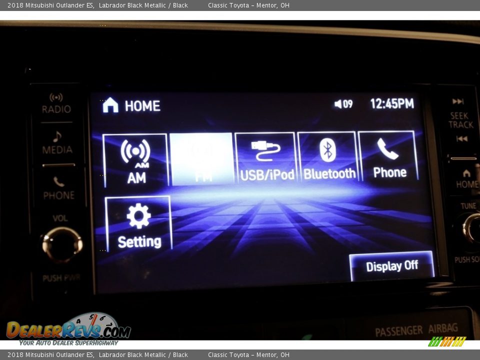 2018 Mitsubishi Outlander ES Labrador Black Metallic / Black Photo #11