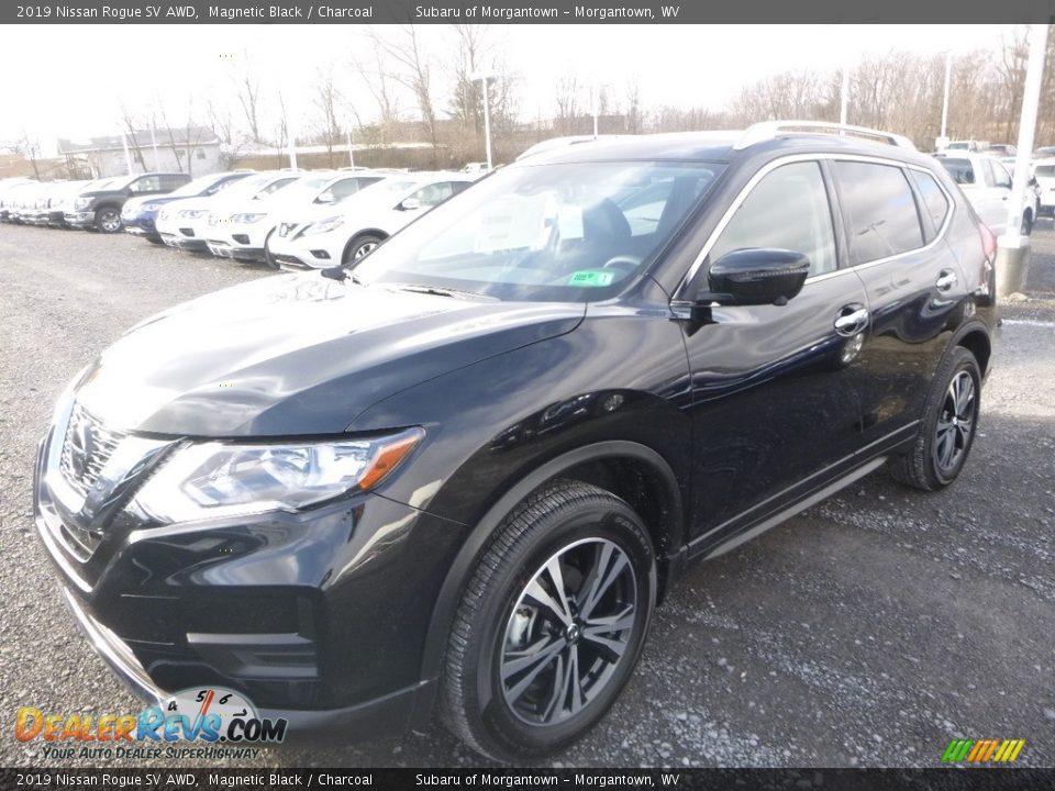 2019 Nissan Rogue SV AWD Magnetic Black / Charcoal Photo #8