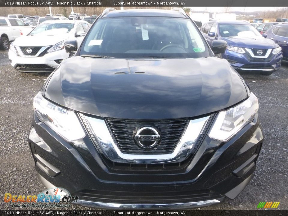 2019 Nissan Rogue SV AWD Magnetic Black / Charcoal Photo #9