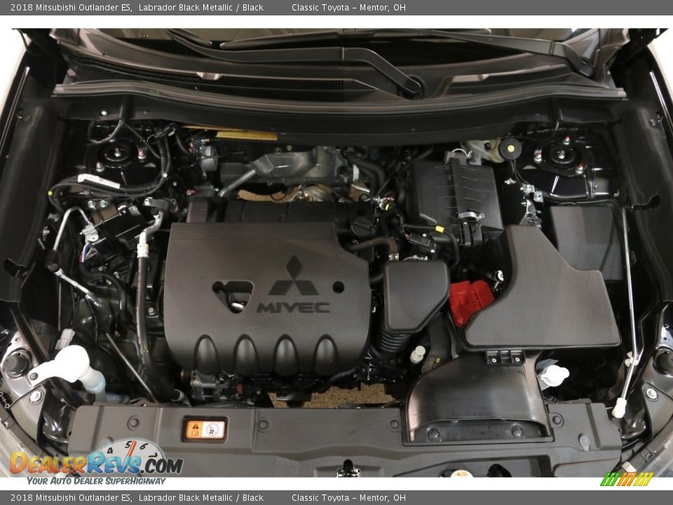 2018 Mitsubishi Outlander ES Labrador Black Metallic / Black Photo #19