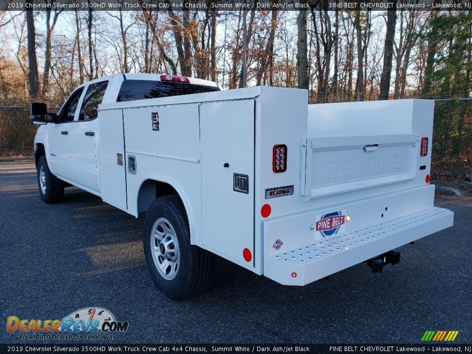 2019 Chevrolet Silverado 3500HD Work Truck Crew Cab 4x4 Chassis Summit White / Dark Ash/Jet Black Photo #4