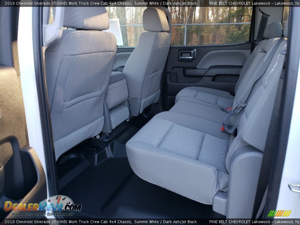 2019 Chevrolet Silverado 3500HD Work Truck Crew Cab 4x4 Chassis Summit White / Dark Ash/Jet Black Photo #8
