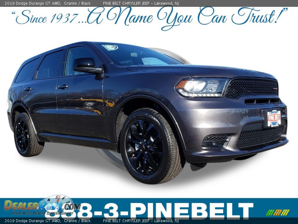 2019 Dodge Durango GT AWD Granite / Black Photo #1