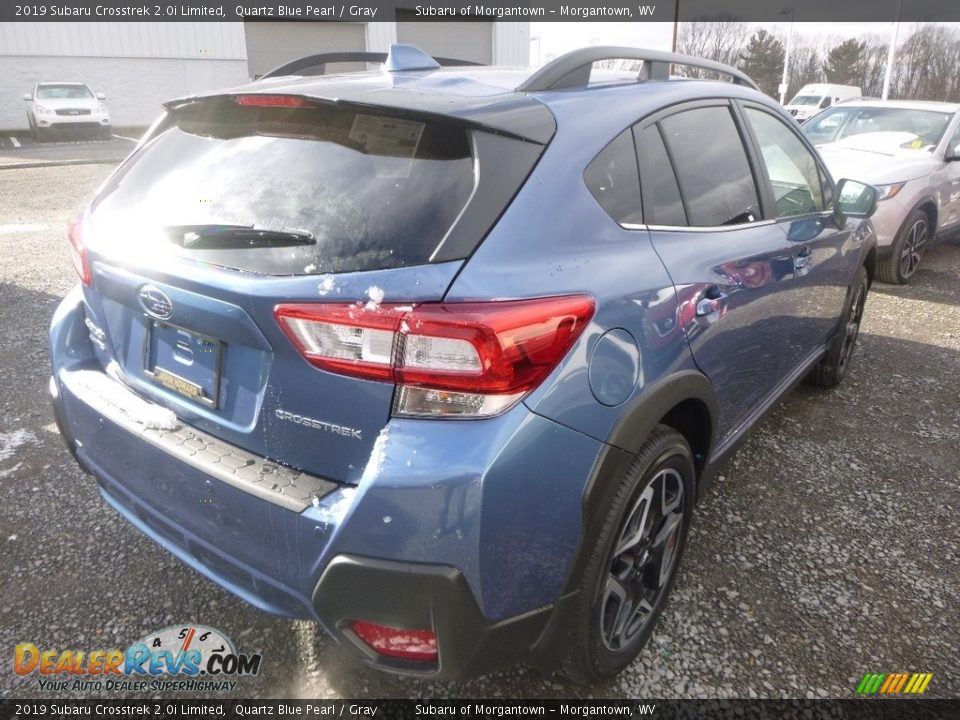 2019 Subaru Crosstrek 2.0i Limited Quartz Blue Pearl / Gray Photo #3