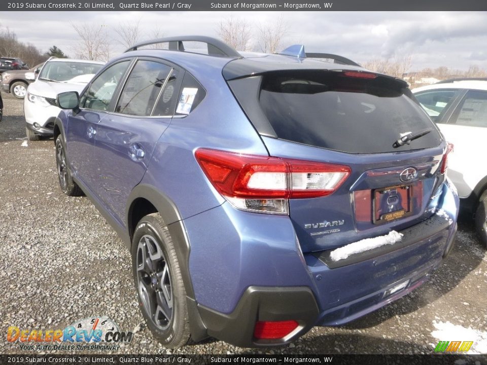 2019 Subaru Crosstrek 2.0i Limited Quartz Blue Pearl / Gray Photo #5