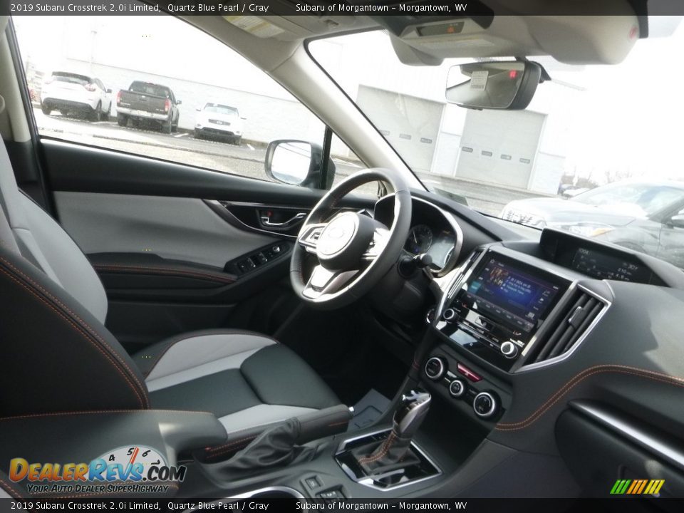 2019 Subaru Crosstrek 2.0i Limited Quartz Blue Pearl / Gray Photo #10