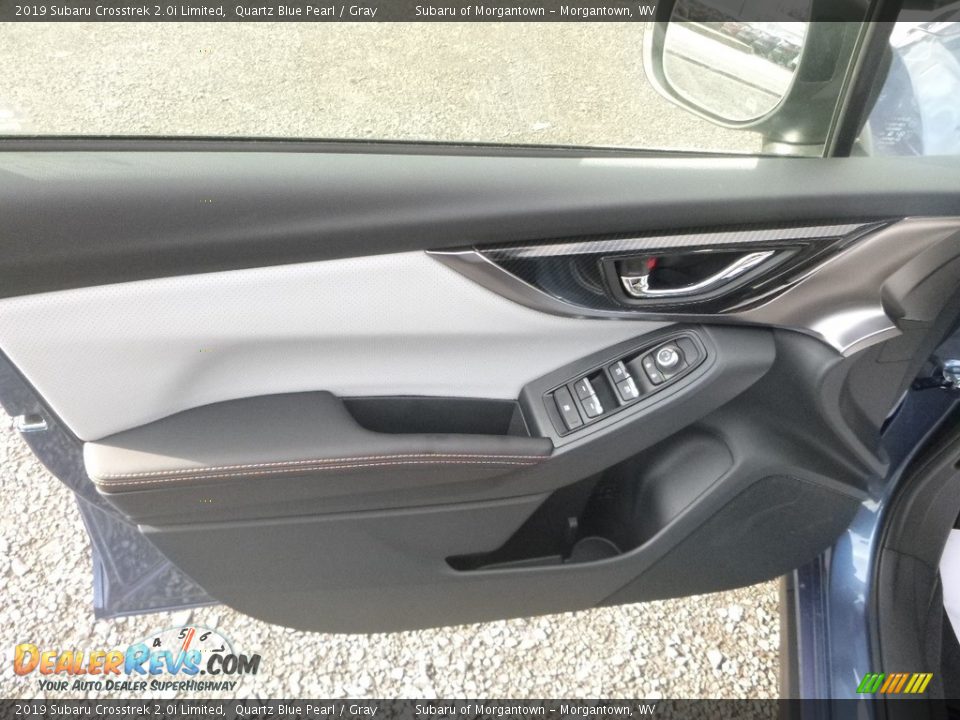 2019 Subaru Crosstrek 2.0i Limited Quartz Blue Pearl / Gray Photo #12