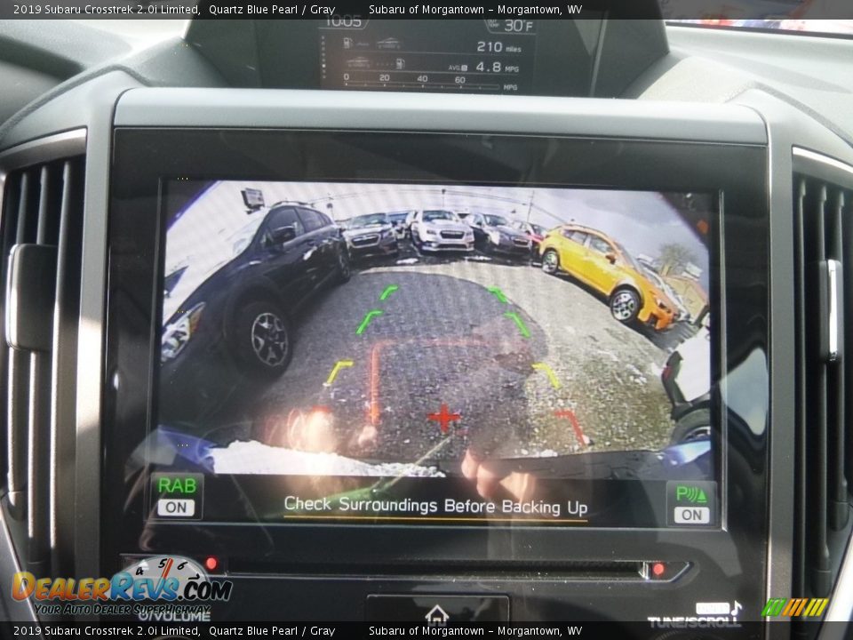 2019 Subaru Crosstrek 2.0i Limited Quartz Blue Pearl / Gray Photo #16