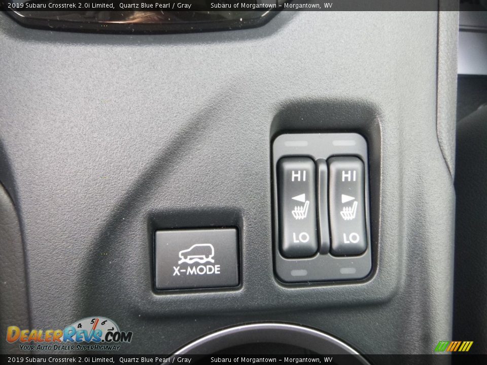 2019 Subaru Crosstrek 2.0i Limited Quartz Blue Pearl / Gray Photo #17