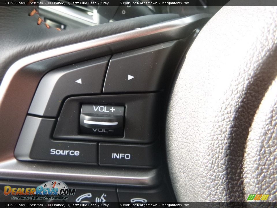 2019 Subaru Crosstrek 2.0i Limited Quartz Blue Pearl / Gray Photo #19