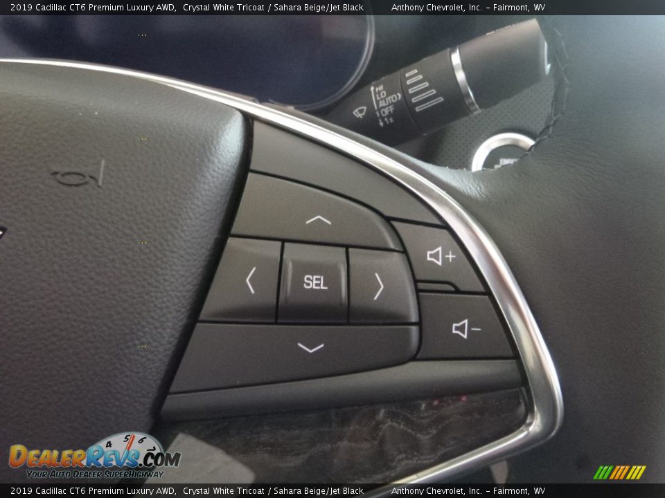 2019 Cadillac CT6 Premium Luxury AWD Steering Wheel Photo #17