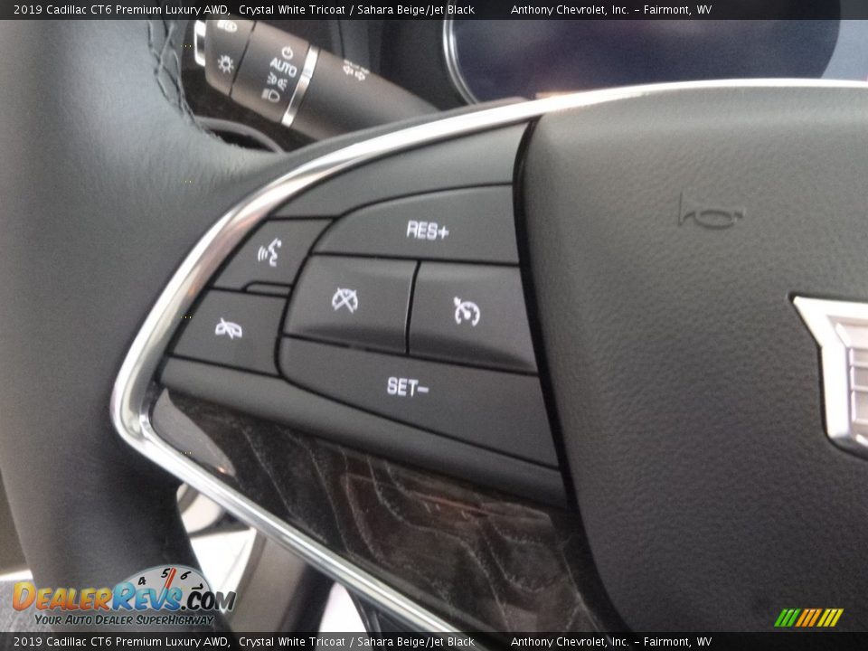 2019 Cadillac CT6 Premium Luxury AWD Steering Wheel Photo #18