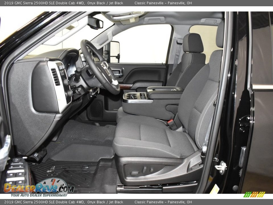 Jet Black Interior - 2019 GMC Sierra 2500HD SLE Double Cab 4WD Photo #6