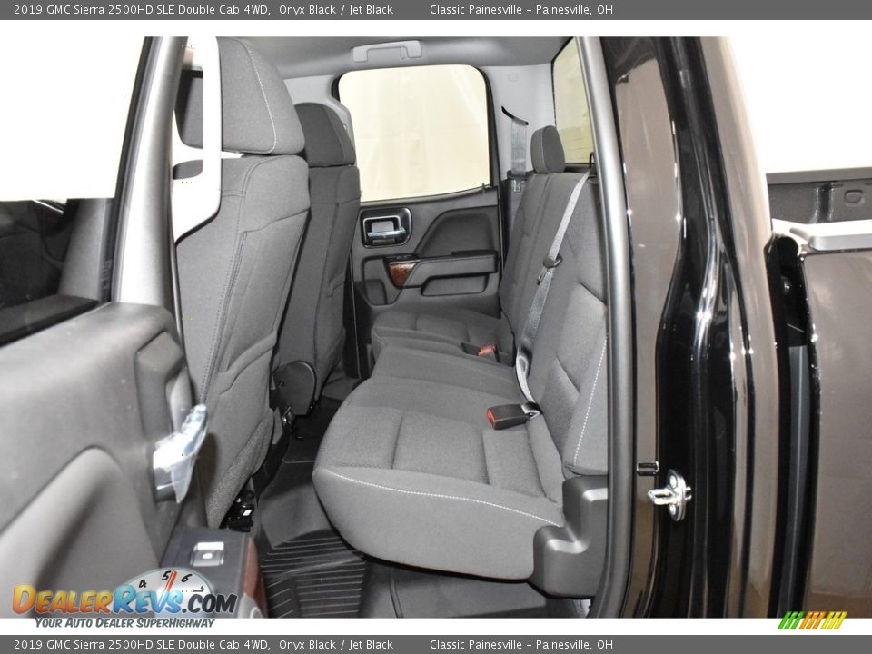 Rear Seat of 2019 GMC Sierra 2500HD SLE Double Cab 4WD Photo #7