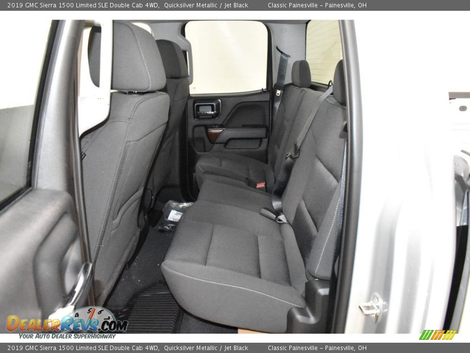 2019 GMC Sierra 1500 Limited SLE Double Cab 4WD Quicksilver Metallic / Jet Black Photo #7