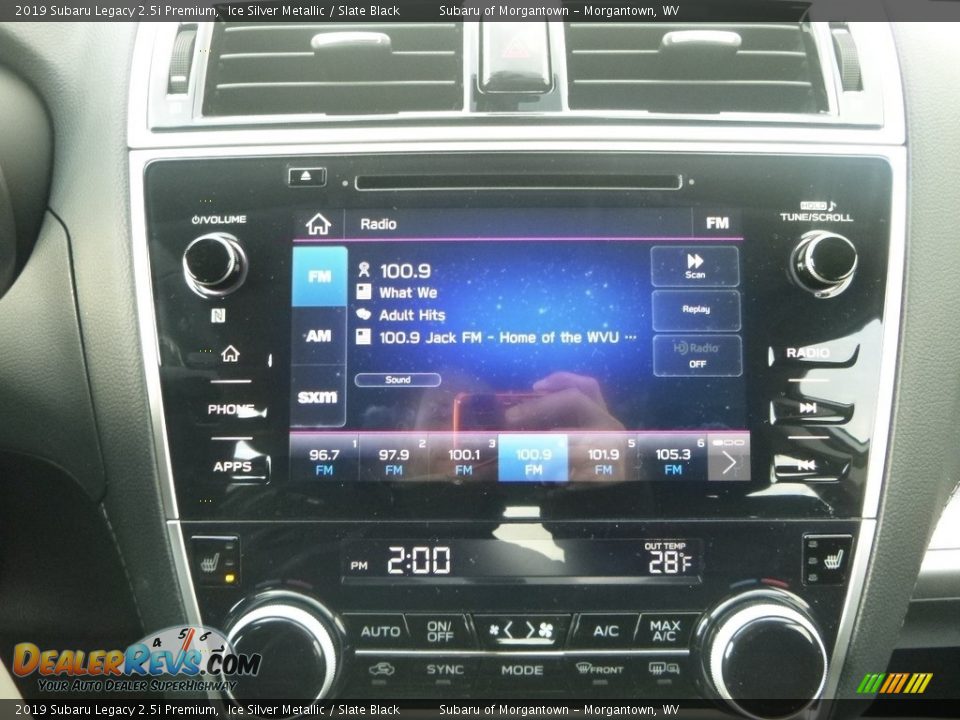 2019 Subaru Legacy 2.5i Premium Ice Silver Metallic / Slate Black Photo #14