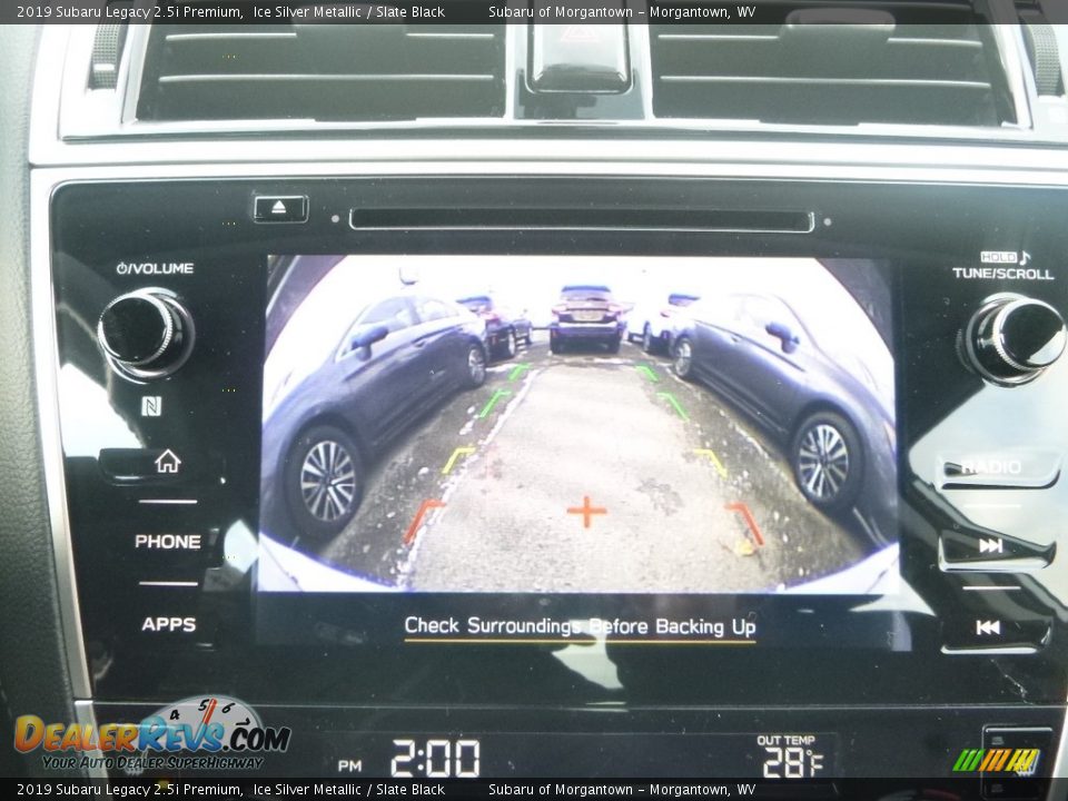 2019 Subaru Legacy 2.5i Premium Ice Silver Metallic / Slate Black Photo #15