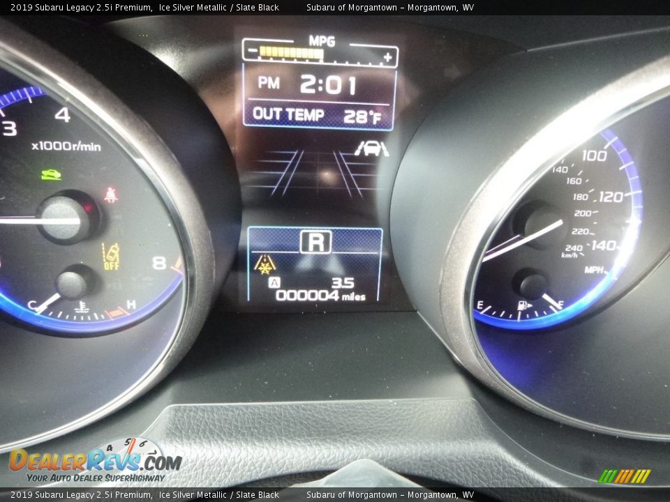 2019 Subaru Legacy 2.5i Premium Ice Silver Metallic / Slate Black Photo #18