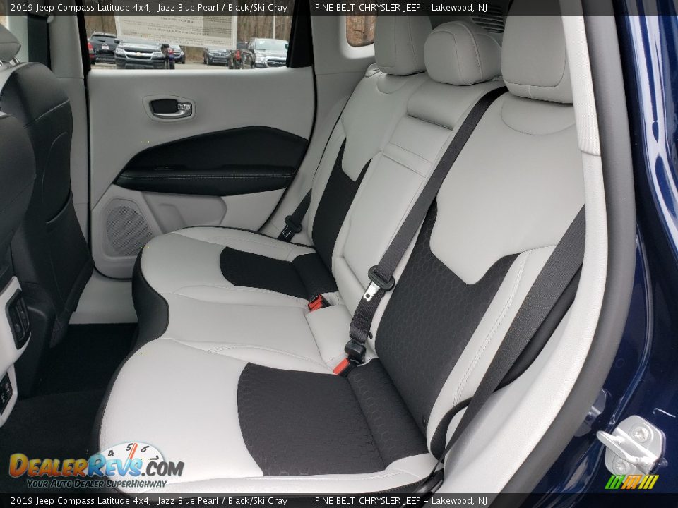 2019 Jeep Compass Latitude 4x4 Jazz Blue Pearl / Black/Ski Gray Photo #6