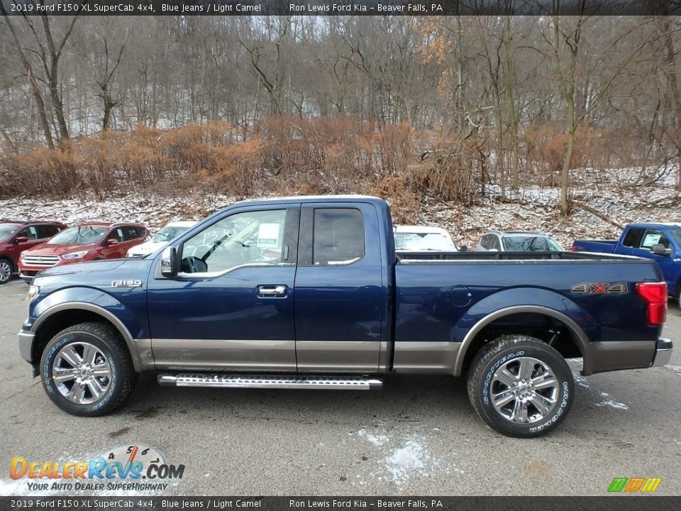 Blue Jeans 2019 Ford F150 XL SuperCab 4x4 Photo #5