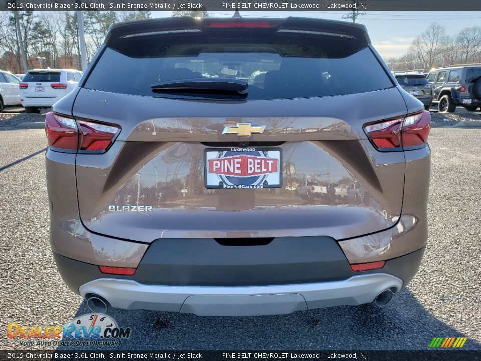 2019 Chevrolet Blazer 3.6L Cloth Sunlit Bronze Metallic / Jet Black Photo #5