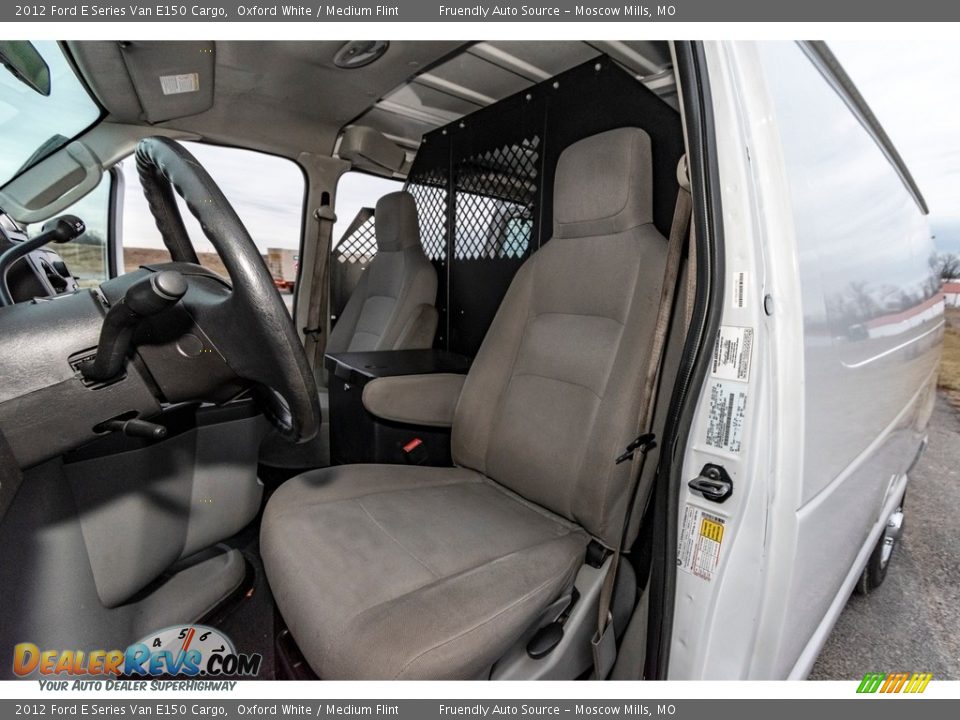 2012 Ford E Series Van E150 Cargo Oxford White / Medium Flint Photo #24