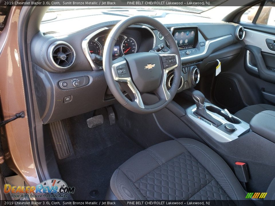 Jet Black Interior - 2019 Chevrolet Blazer 3.6L Cloth Photo #7