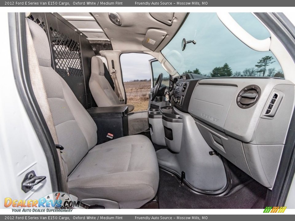 2012 Ford E Series Van E150 Cargo Oxford White / Medium Flint Photo #29