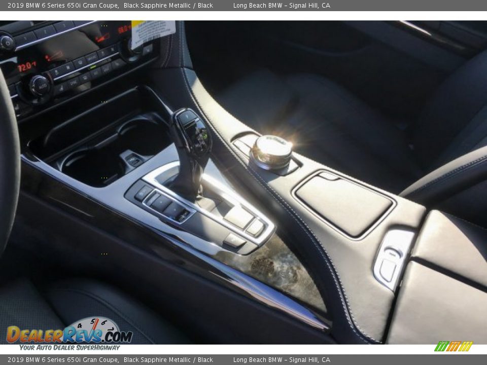 2019 BMW 6 Series 650i Gran Coupe Black Sapphire Metallic / Black Photo #7
