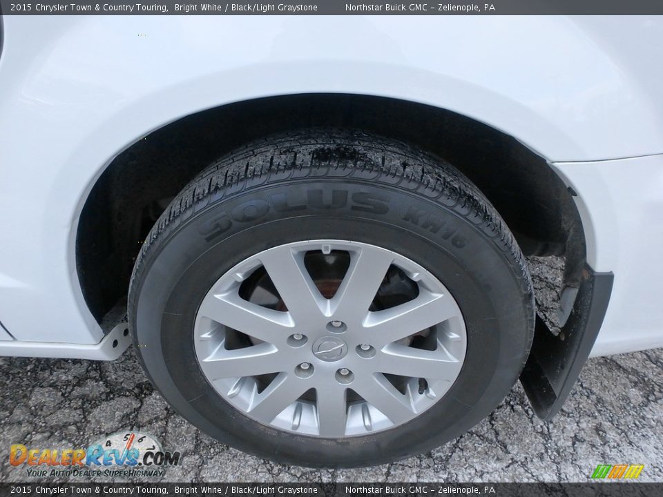 2015 Chrysler Town & Country Touring Bright White / Black/Light Graystone Photo #14