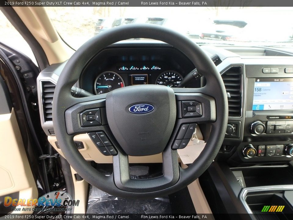 2019 Ford F250 Super Duty XLT Crew Cab 4x4 Steering Wheel Photo #16