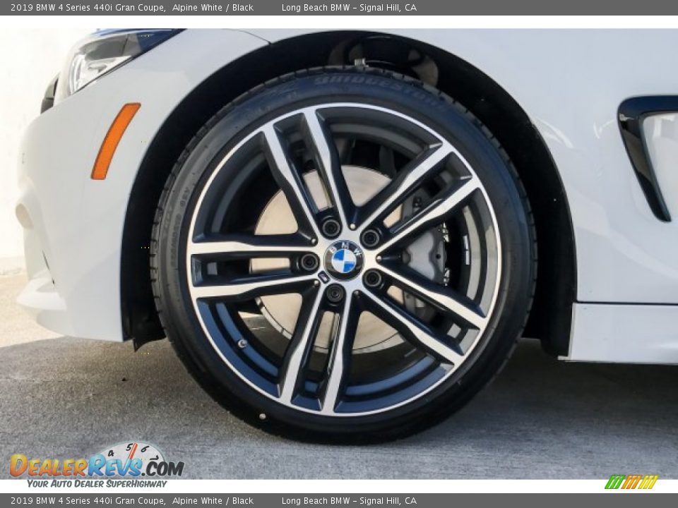 2019 BMW 4 Series 440i Gran Coupe Alpine White / Black Photo #9