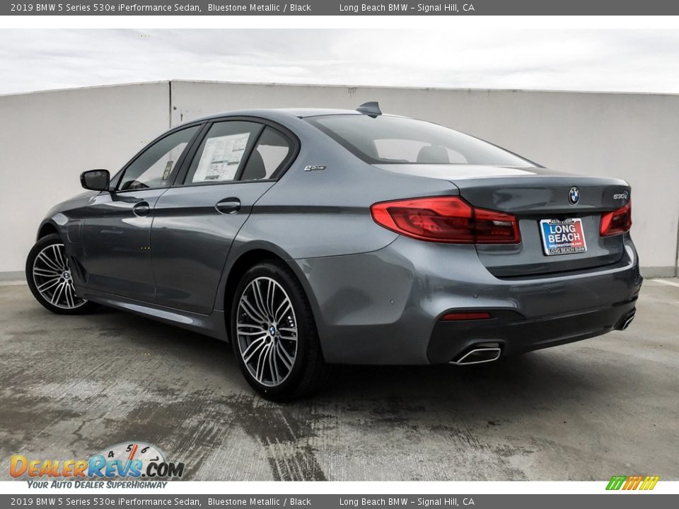 2019 BMW 5 Series 530e iPerformance Sedan Bluestone Metallic / Black Photo #2
