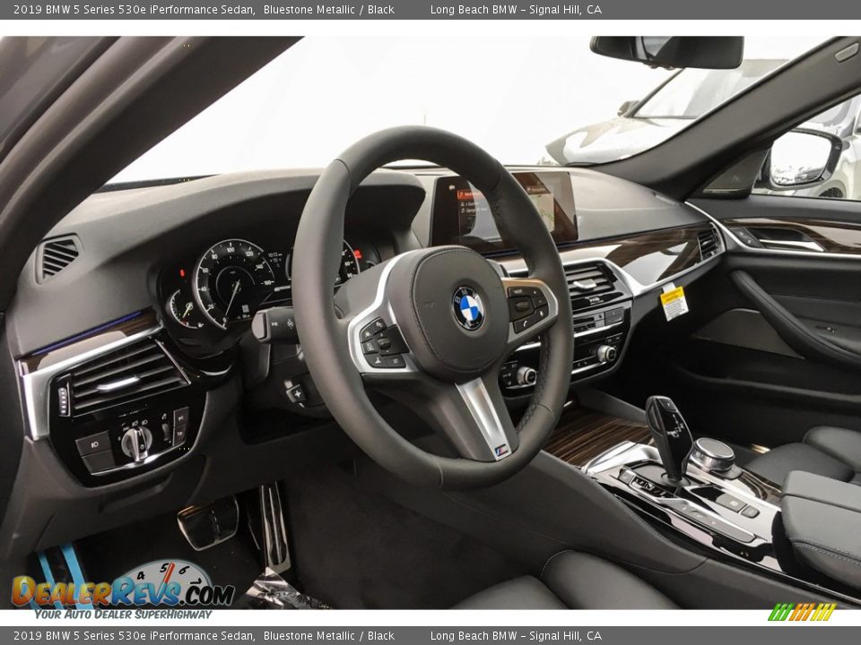 2019 BMW 5 Series 530e iPerformance Sedan Bluestone Metallic / Black Photo #4